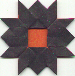 Geometric flower - front